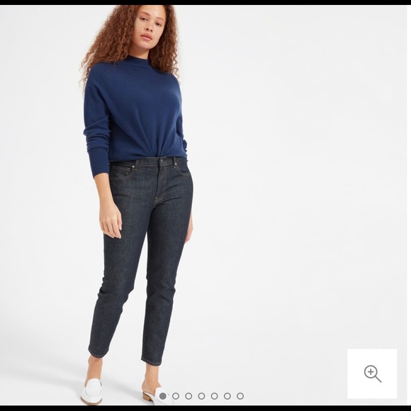 Everlane Denim - EUC Everlane mid rise dark skinny jean, 27